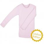 Bluza fina din lana merinos si matase Iobio Roz Pudrat 86/92
