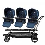Carucior Triplette Piroet Sportivo Peg Perego Geo Navy
