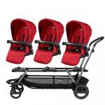 Carucior Triplette Piroet Sportivo Peg Perego Geo Red