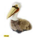 Jucarie din plus National Geographic Pelican brun 30 cm