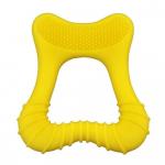Jucarie pentru dentitie si periuta masaj gingii Green Sprouts by iPlay Yellow