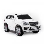 Masinuta electrica cu telecomanda si roti din cauciuc Mercedes GL63 White