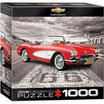 Puzzle 1000 piese 1959 Corvette Driving Down Route 66