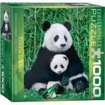 Puzzle 1000 piese Panda and Baby