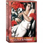 Puzzle 1000 piese Portrait of Ira-Tamara de Lempicka