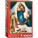 Puzzle 1000 piese Sistine Madonna (Detail)-Raphael