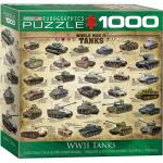 Puzzle 1000 piese WWII Tanks