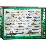 Puzzle 1000 piese World War I Aircraft