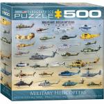 Puzzle 500 piese Military Helicopters