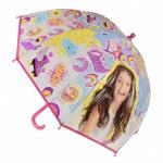 Umbrela manuala transparenta copii Soy Luna