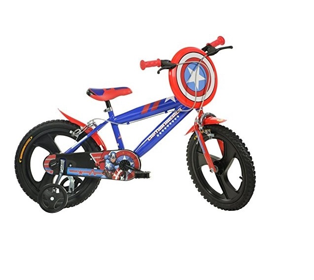 Bicicleta copii 16 capitan america