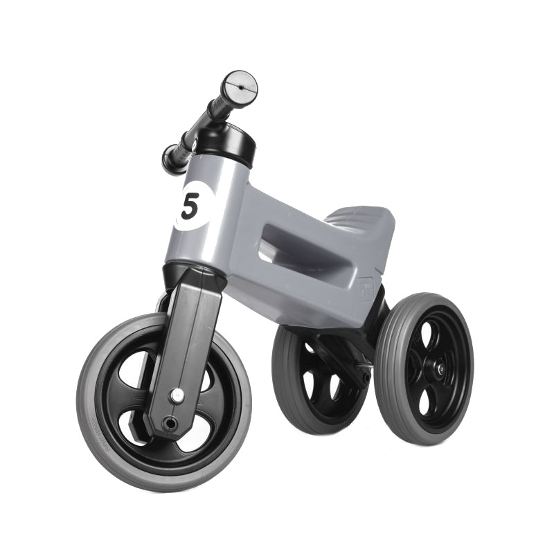 Bicicleta fara pedale Funny Wheels Rider Sport 2 in 1 Grey - 5