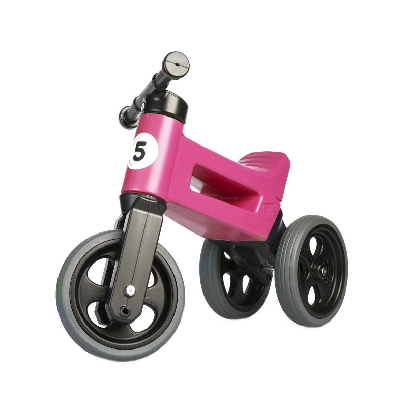 Bicicleta fara pedale Funny Wheels Rider Sport 2 in 1 Pink Bicicleta