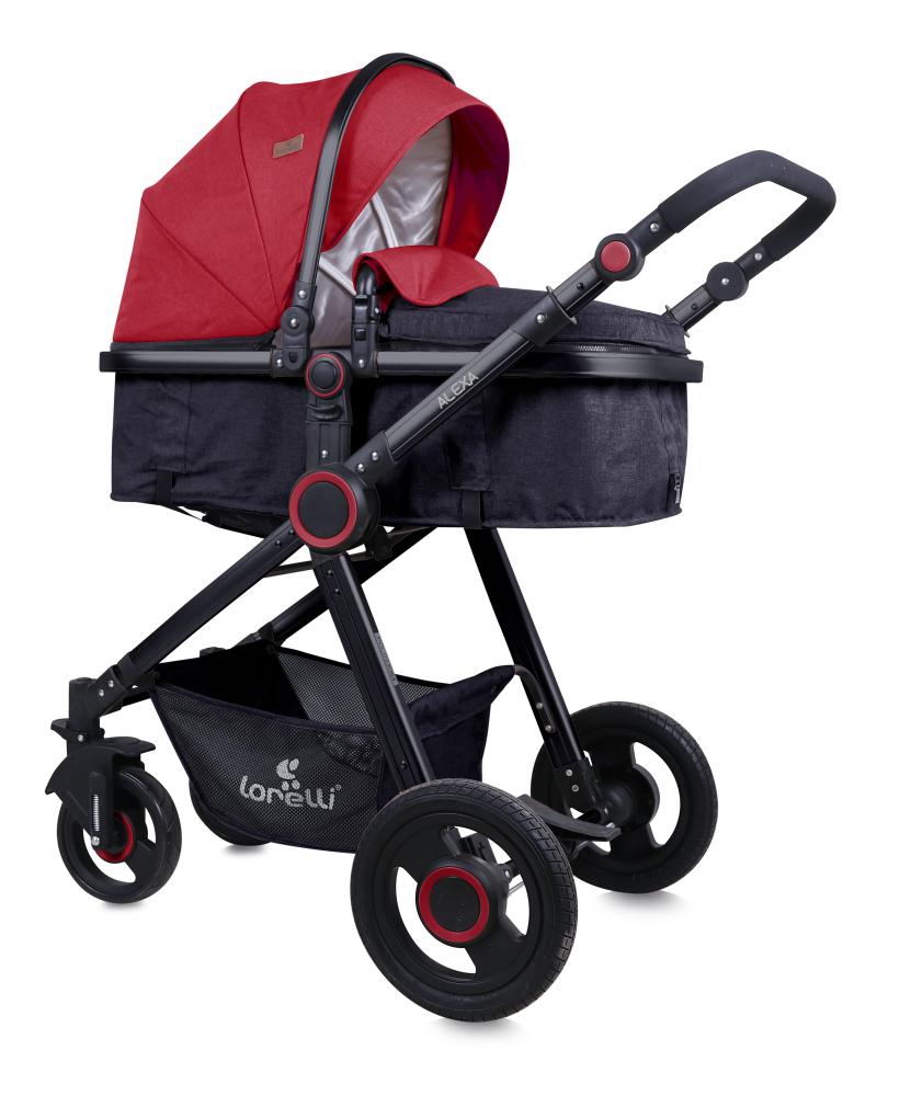 Carucior 2 in 1 Alexa Black Red