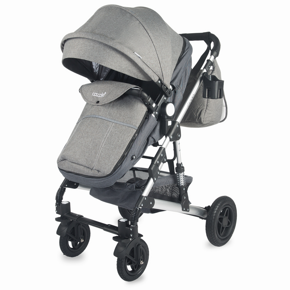 Carucior modular 3 in 1 coccolle giada gri