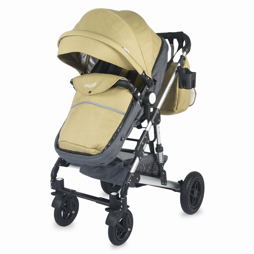 Carucior transformabil 2 in 1 coccolle giada verde
