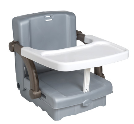 Inaltator scaun de masa portabil silver white taupe KidsKit KIDSKIT imagine 2022