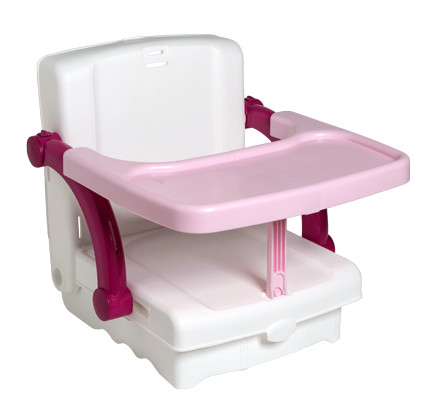 Inaltator scaun de masa portabil white tender rose silver KidsKit