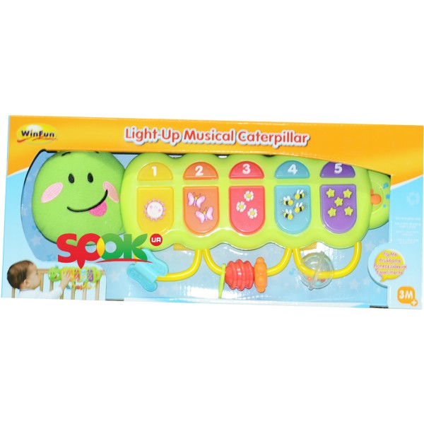 Omida muzicala cu lumini pentru bebelusi winfun