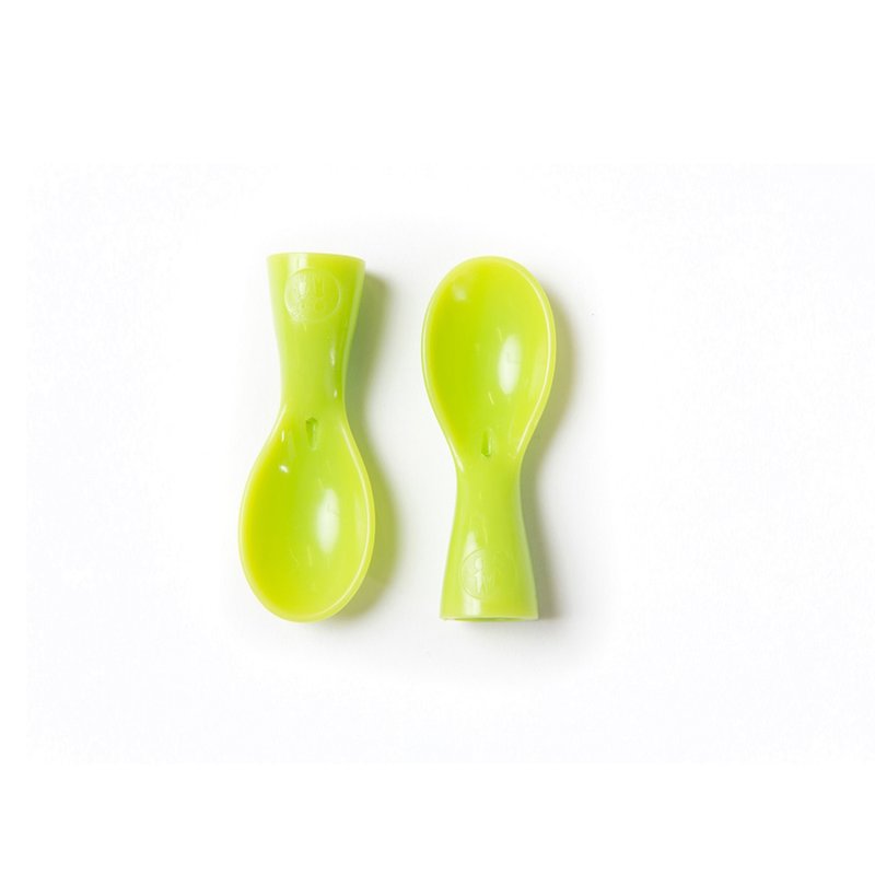 Set 2 lingurite cu infiletare pentru pungile Papoo Verde Alimentatie imagine noua responsabilitatesociala.ro
