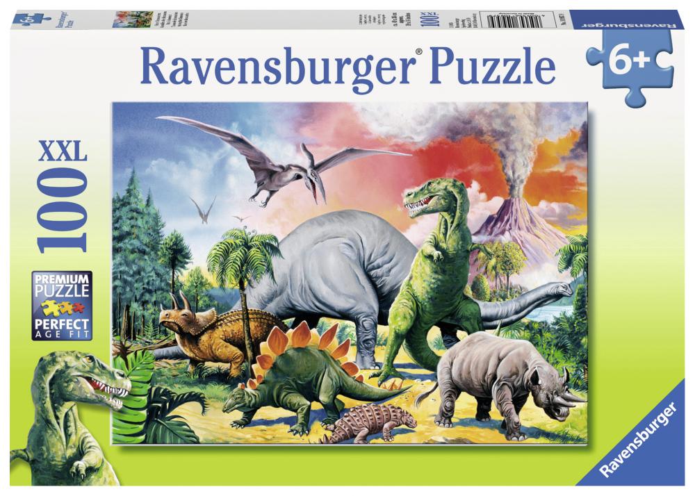 Puzzle Printre dinozauri 100 piese