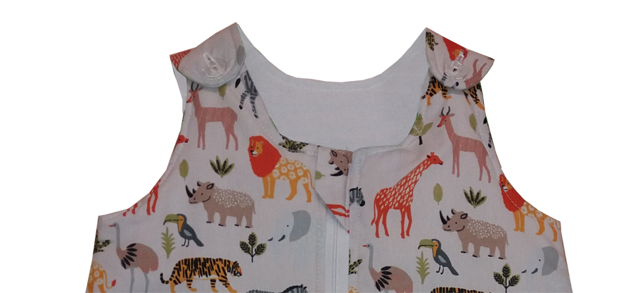 Sac de dormit 0.5 tog animale salbatice 85 cm