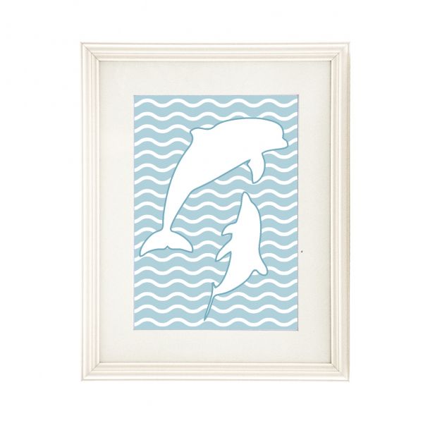 Set tablouri cu rama white under the sea