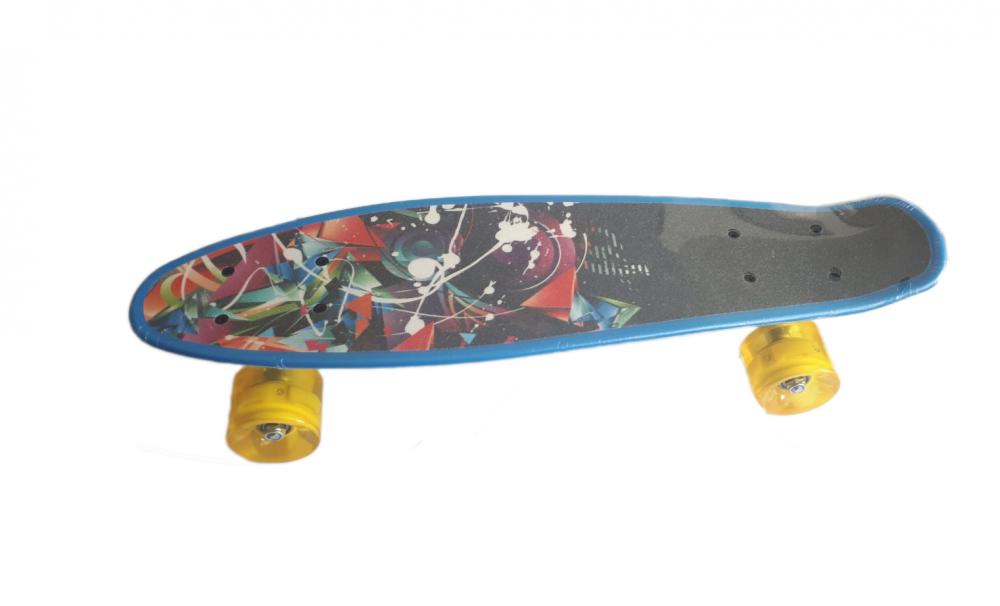 Skateboard cu led pentru copii 56 cm 50 kg Globo - 1 | YEO