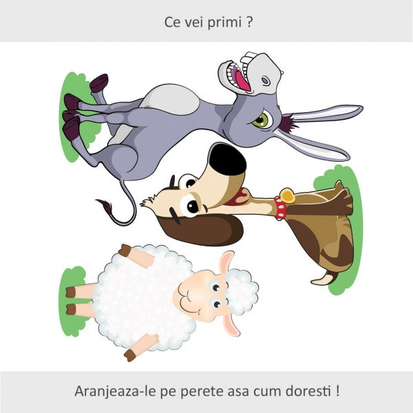 Sticker decorativ Prietenii Mei 120 x 24 cm