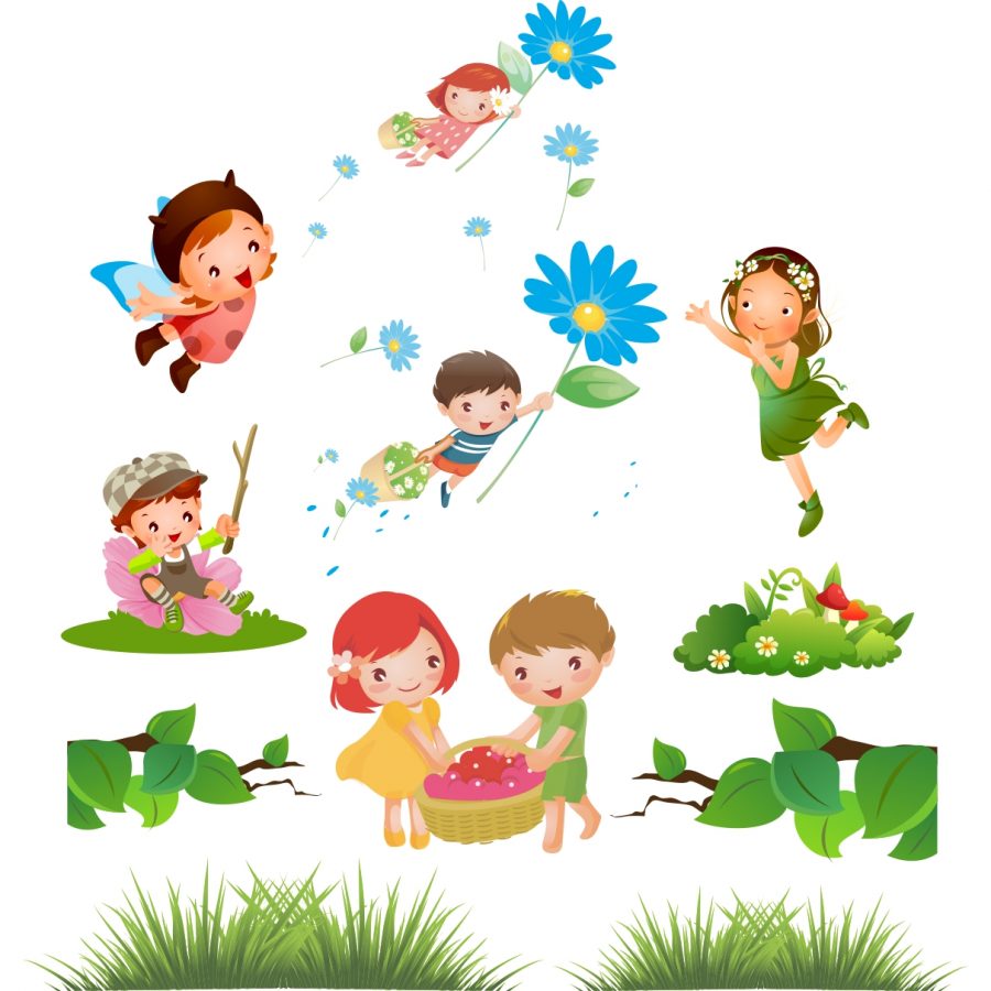 Sticker perete copii basmul copiilor 84 x 88 cm