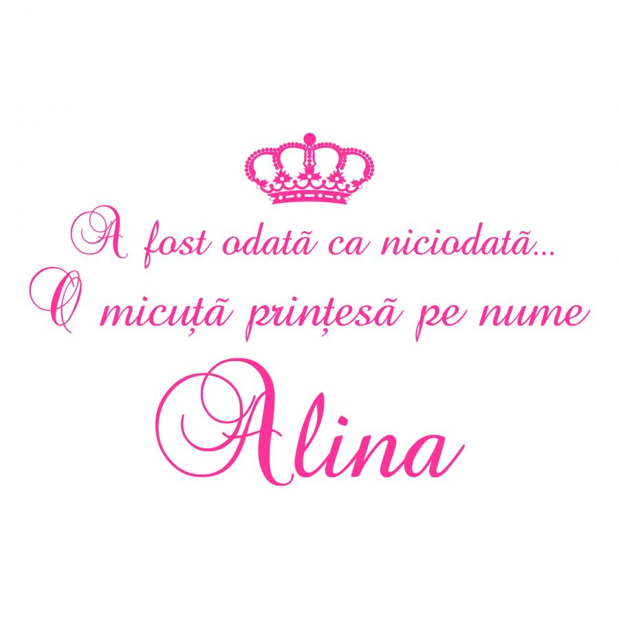 Sticker perete copii princess 120 x 77 cm
