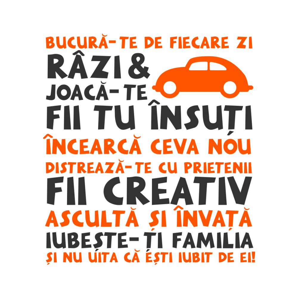 Sticker perete copii citat pentru baieti 112 x 120 cm