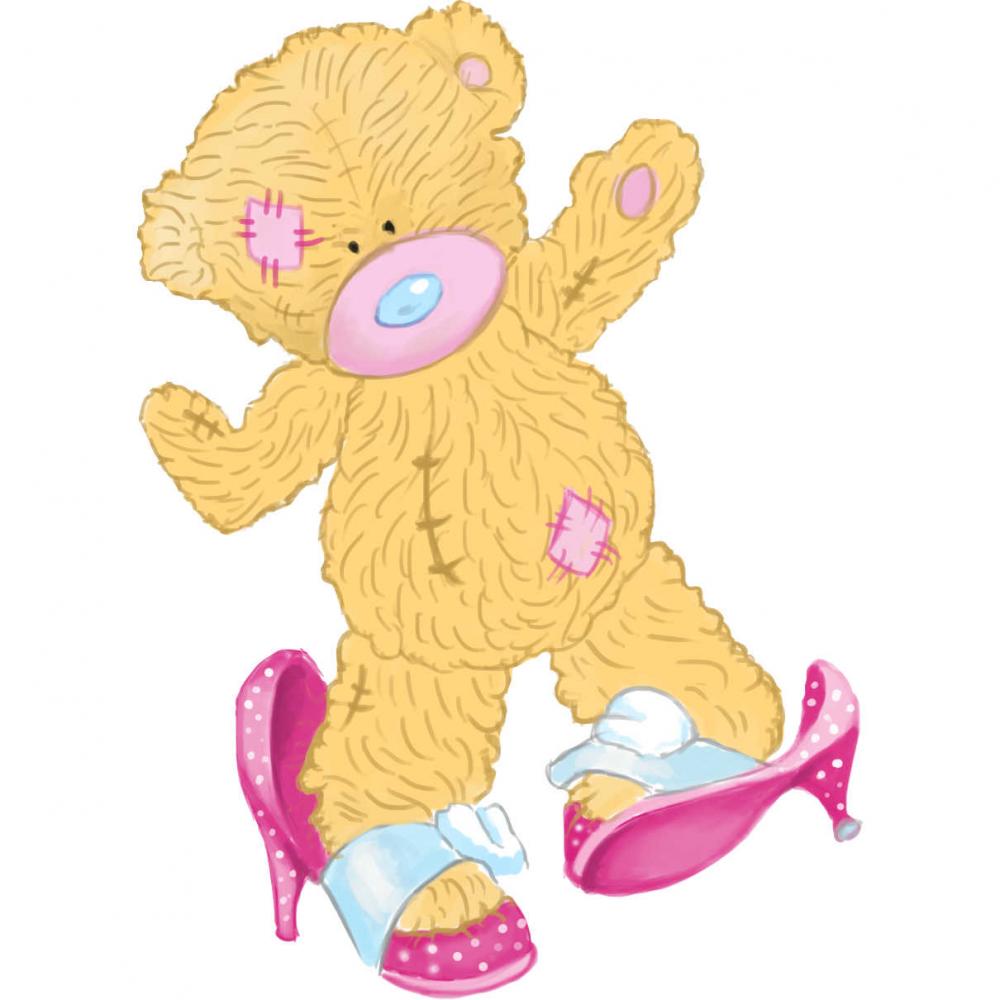 Sticker perete copii ursulet dansator 44 x 60 cm
