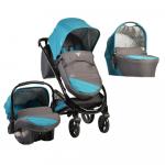 Carucior 3 in 1 Cangaroo S-Line Teal