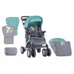 Carucior reversibil Toledo Grey & Green Bunnies