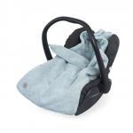 Sac de dormit tricotat verde Confetti pentru scaun auto si carucior