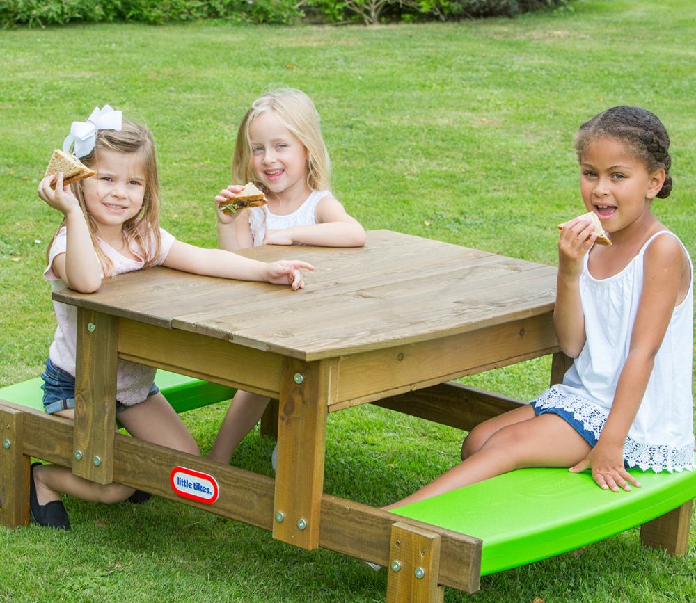 Masuta de picnic 2 in 1 din lemn