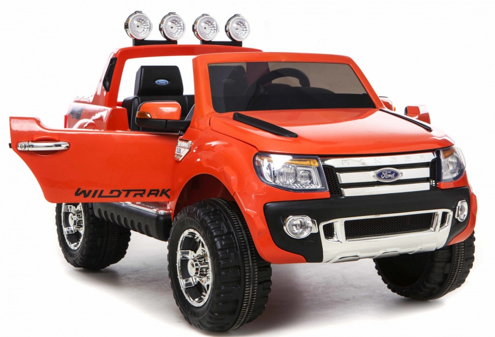 Masinuta electrica ford ranger 12v portocaliu