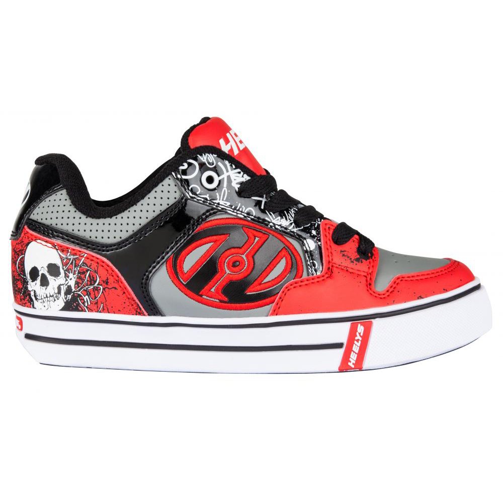 Role Heelys Motion Plus rosu cu gri 40.5