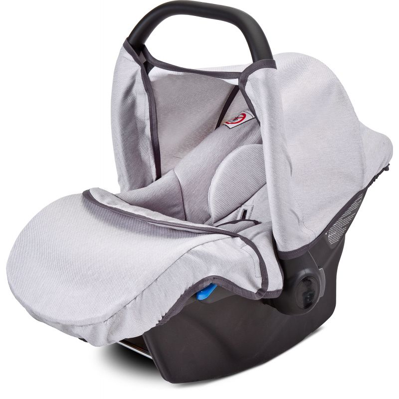 Scaun auto 0-10 kg camini musca grey