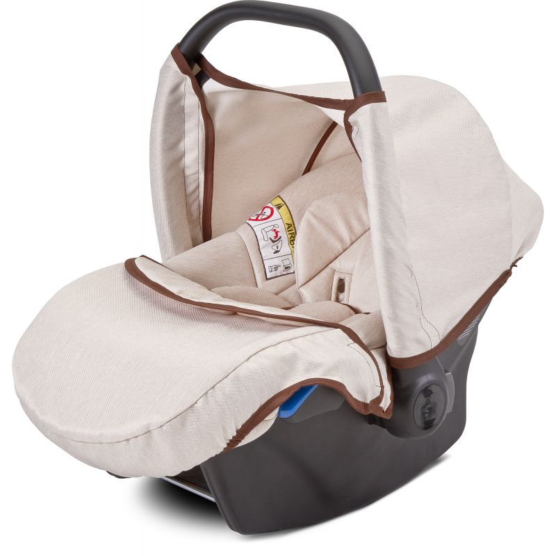 Scaun auto 0-10 kg camini musca beige