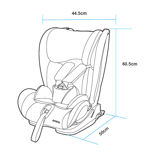 Scaun auto Eros 9-36 kg Morecambe Grey