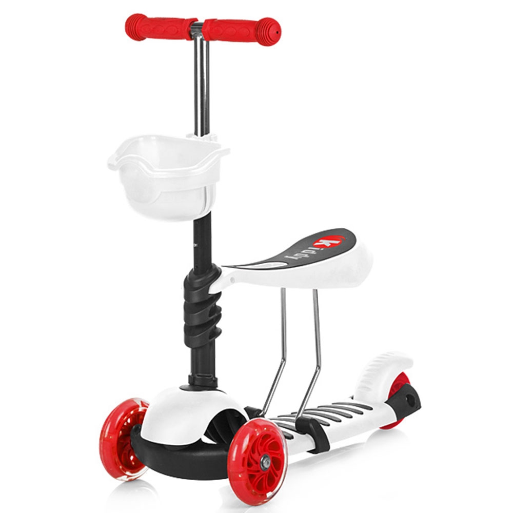Trotineta chipolino kiddy white