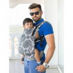 Marsupiu Isara Toddler Full Wrap Conversion Kaleidoscopix Silver