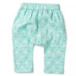 Pantaloni salvari din bumbac organic Little Green Radicals Flying Free Jelly Bean Joggers 5-6 ani