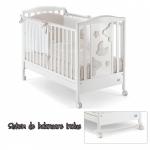 Patut din lemn cu sistem de balansare Georgia Pali Lucido