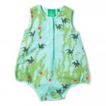 Salopeta de vara Little Green Radicals Under The Willows Bubble 9-12 luni