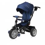 Tricicleta Jaguar Air multifunctionala 4 in 1 roti mari cu camera Blue Grey