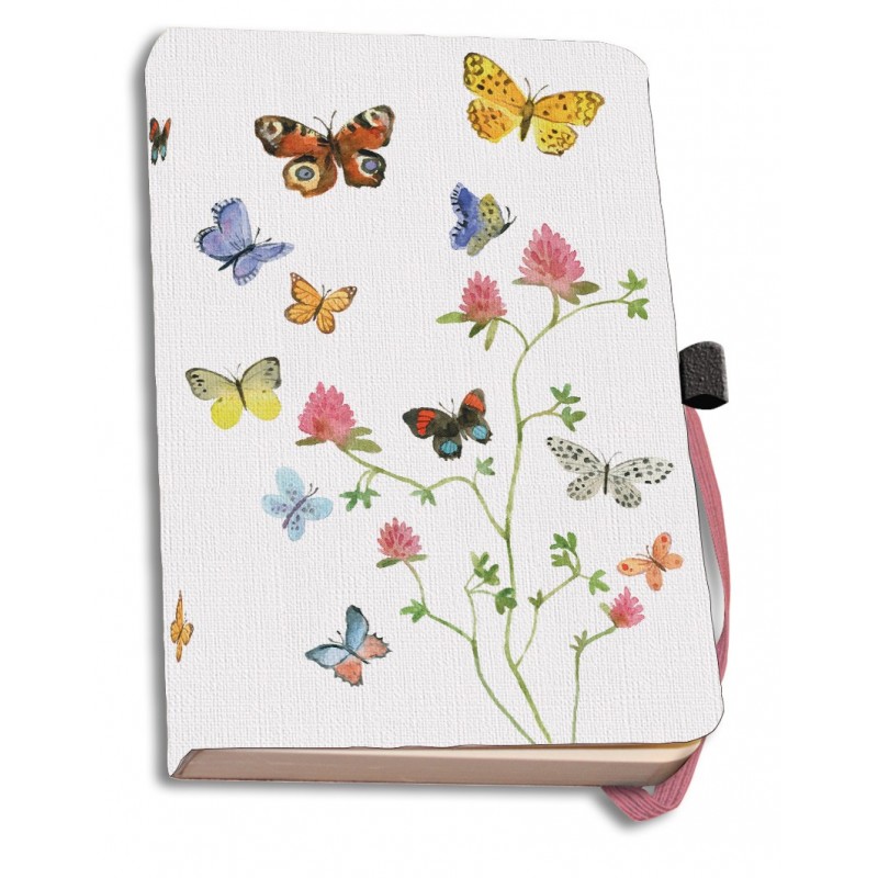 Agenda coperti textile A6 Flowers Butterflies and Birds Alice Appleton