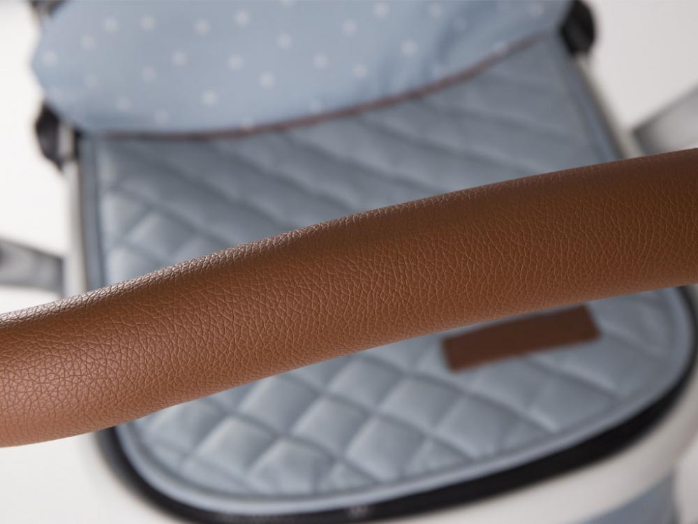 Carucior transformabil 2 in 1 dotty blue